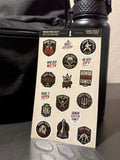 Combat Sports Premium Sticker Sheet | 4x7” | ROUGH HOUSE GEAR