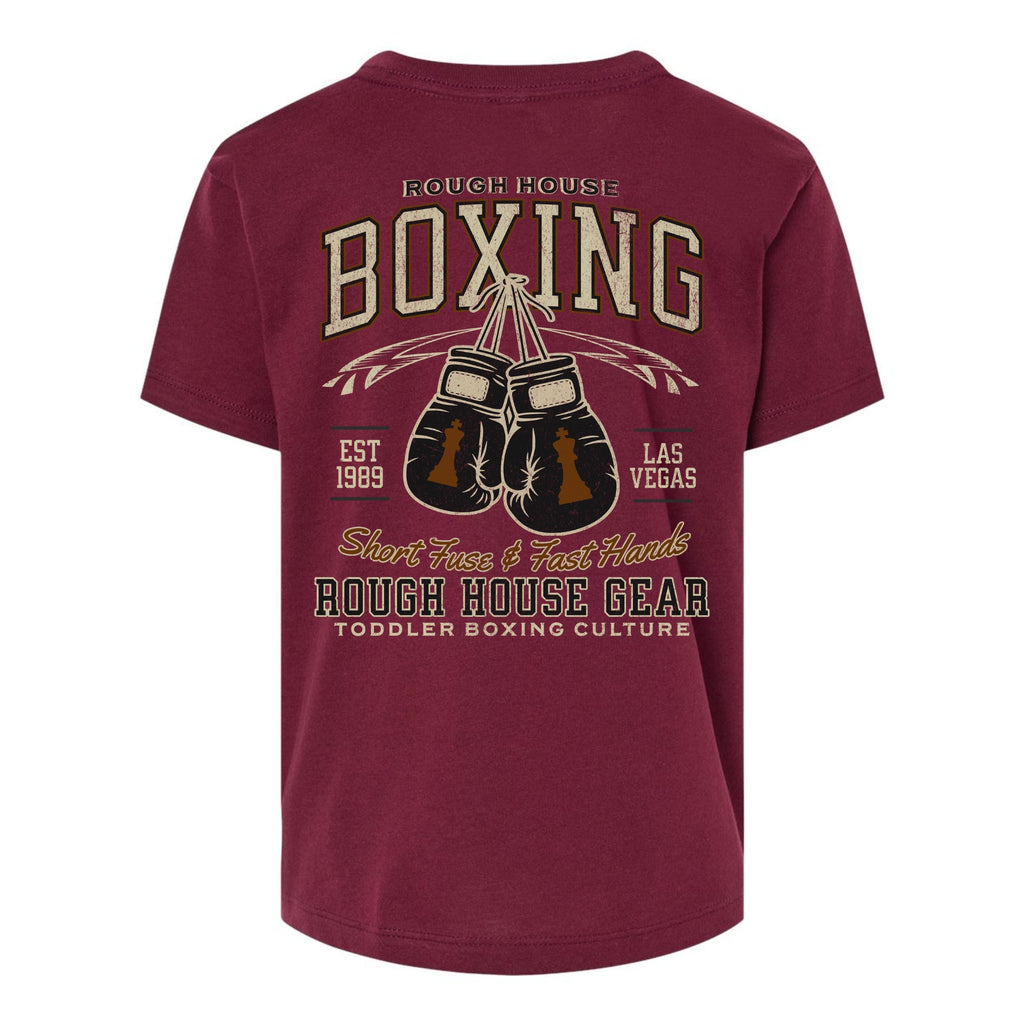 Short Fuse & Fast Hands | Toddler Boxing Shirt | ROUGH HOUSE GEAR
