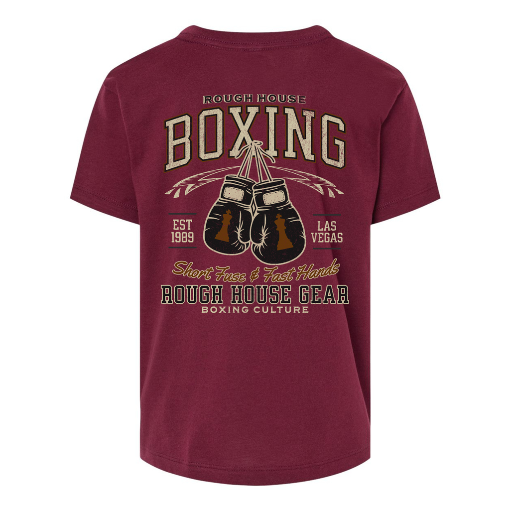Short Fuse & Fast Hands | Youth Boxing Shirt | ROUGH HOUSE GEAR