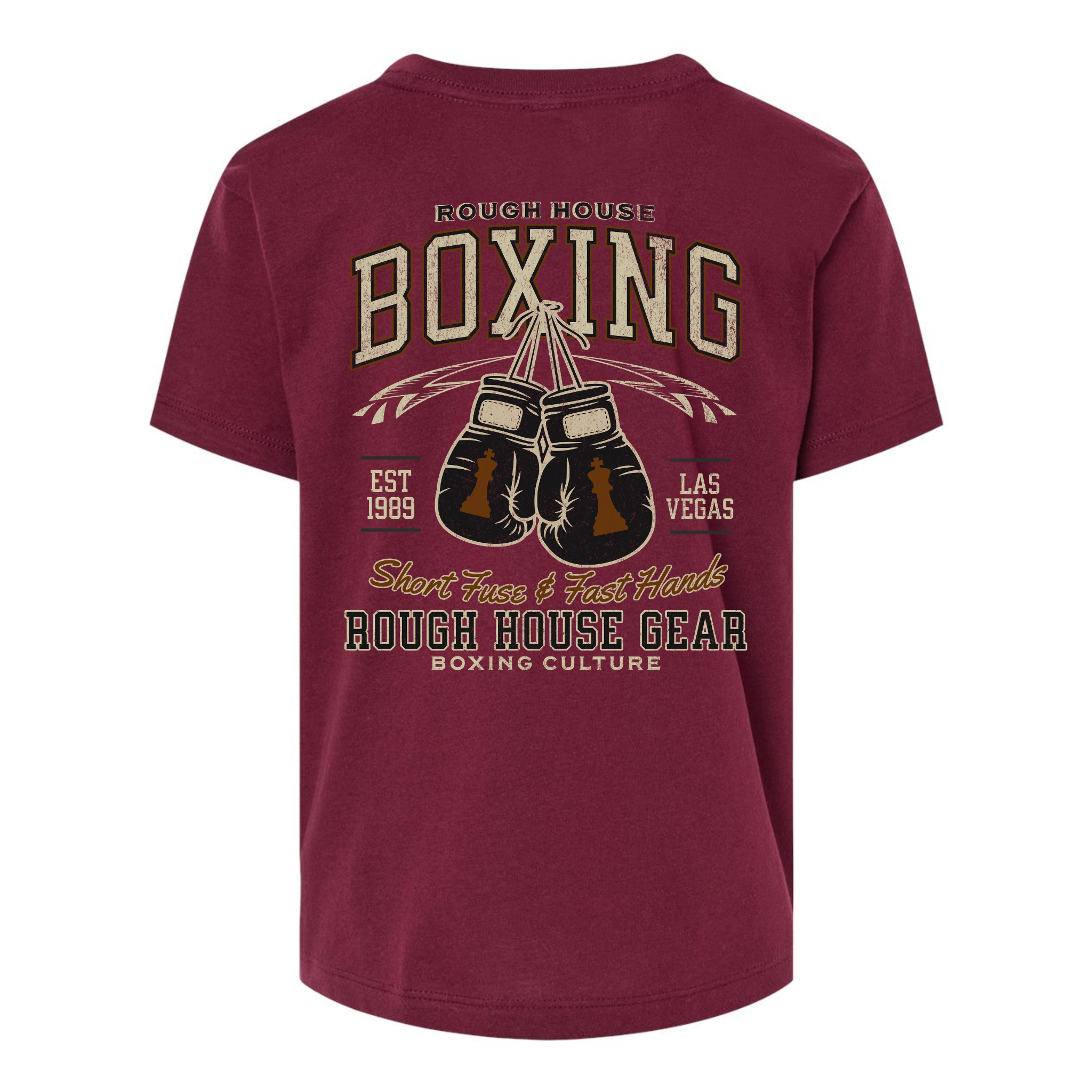 Short Fuse & Fast Hands | Youth Boxing Shirt | ROUGH HOUSE GEAR