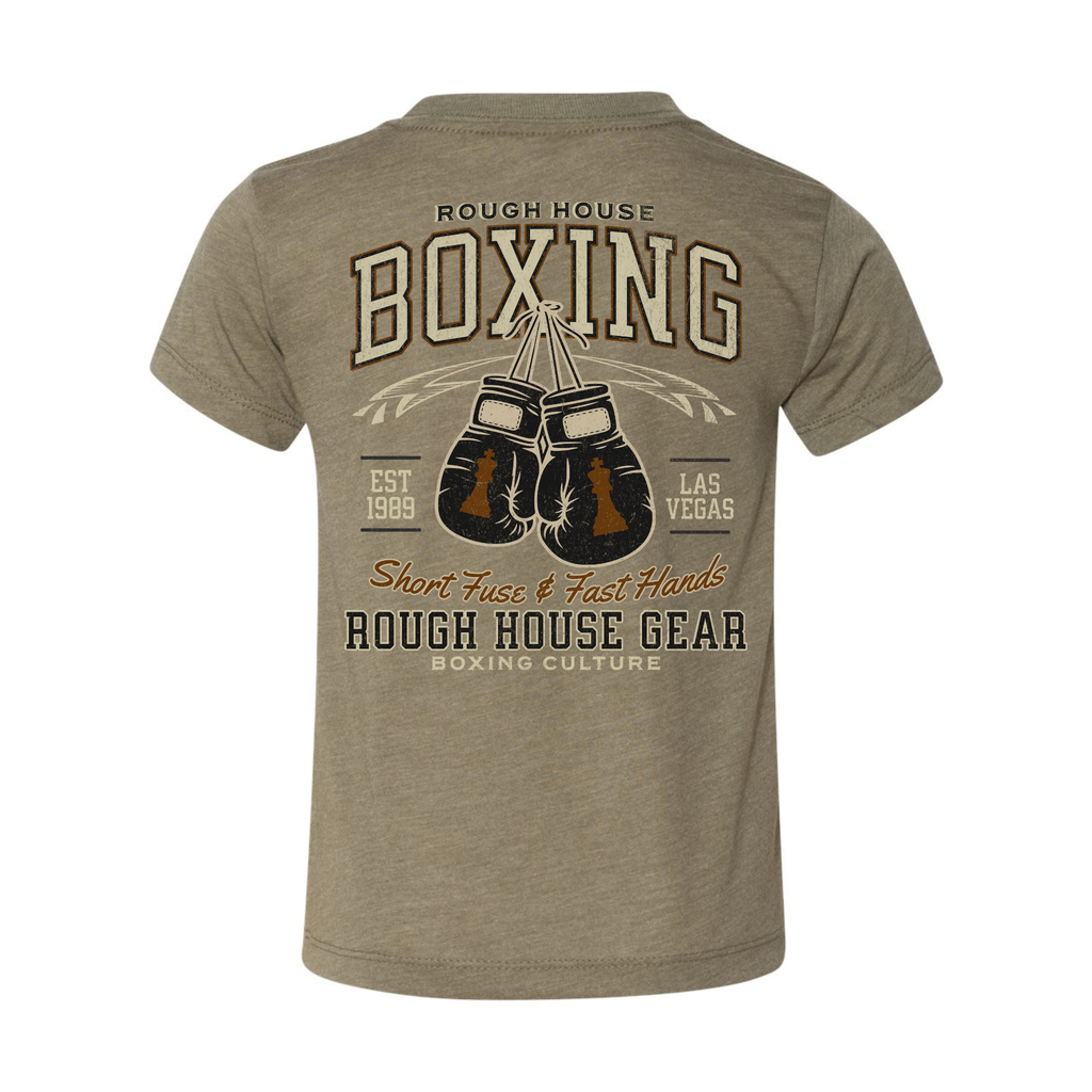 Short Fuse & Fast Hands | Youth Boxing Shirt | ROUGH HOUSE GEAR