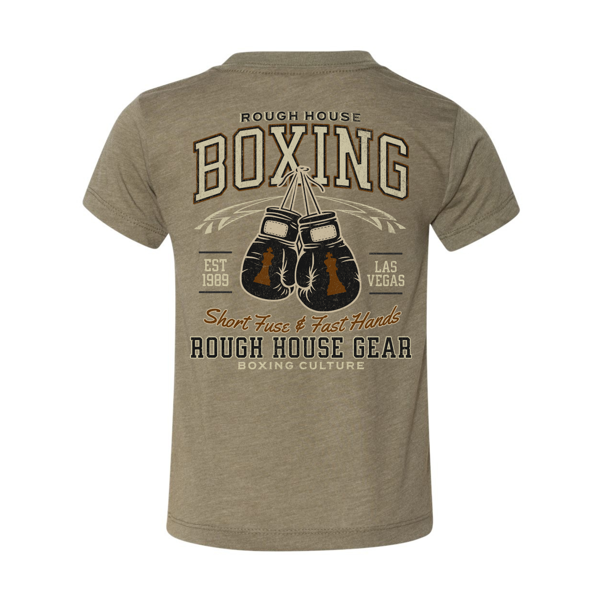 Short Fuse & Fast Hands | Youth Boxing Shirt | ROUGH HOUSE GEAR