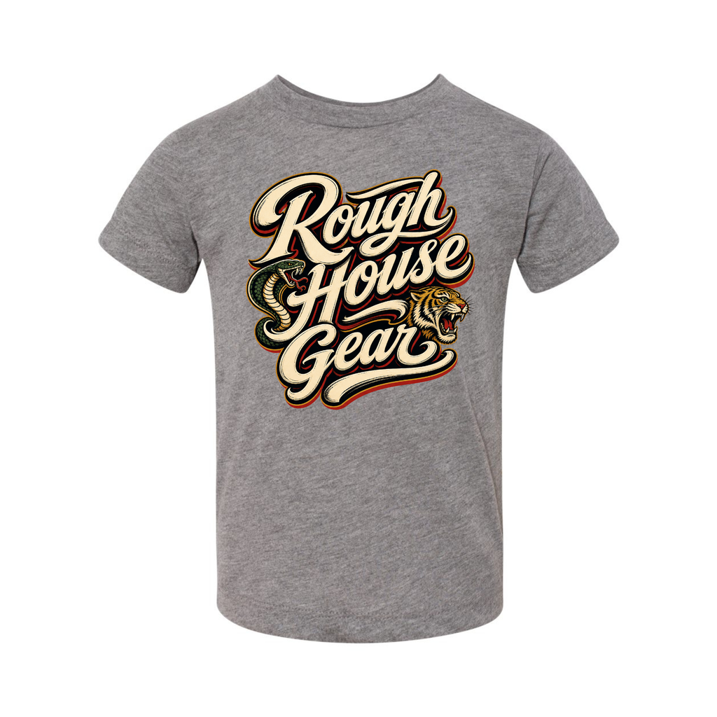 RHG Tiger & Snake Script | Essentials Shirt | ROUGH HOUSE GEAR