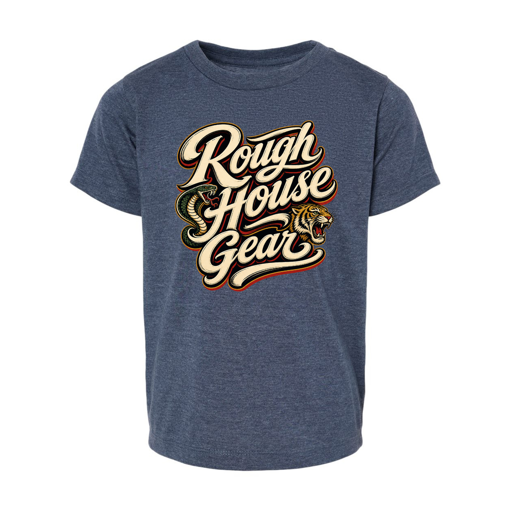 RHG Tiger & Snake Script | Essentials Shirt | ROUGH HOUSE GEAR