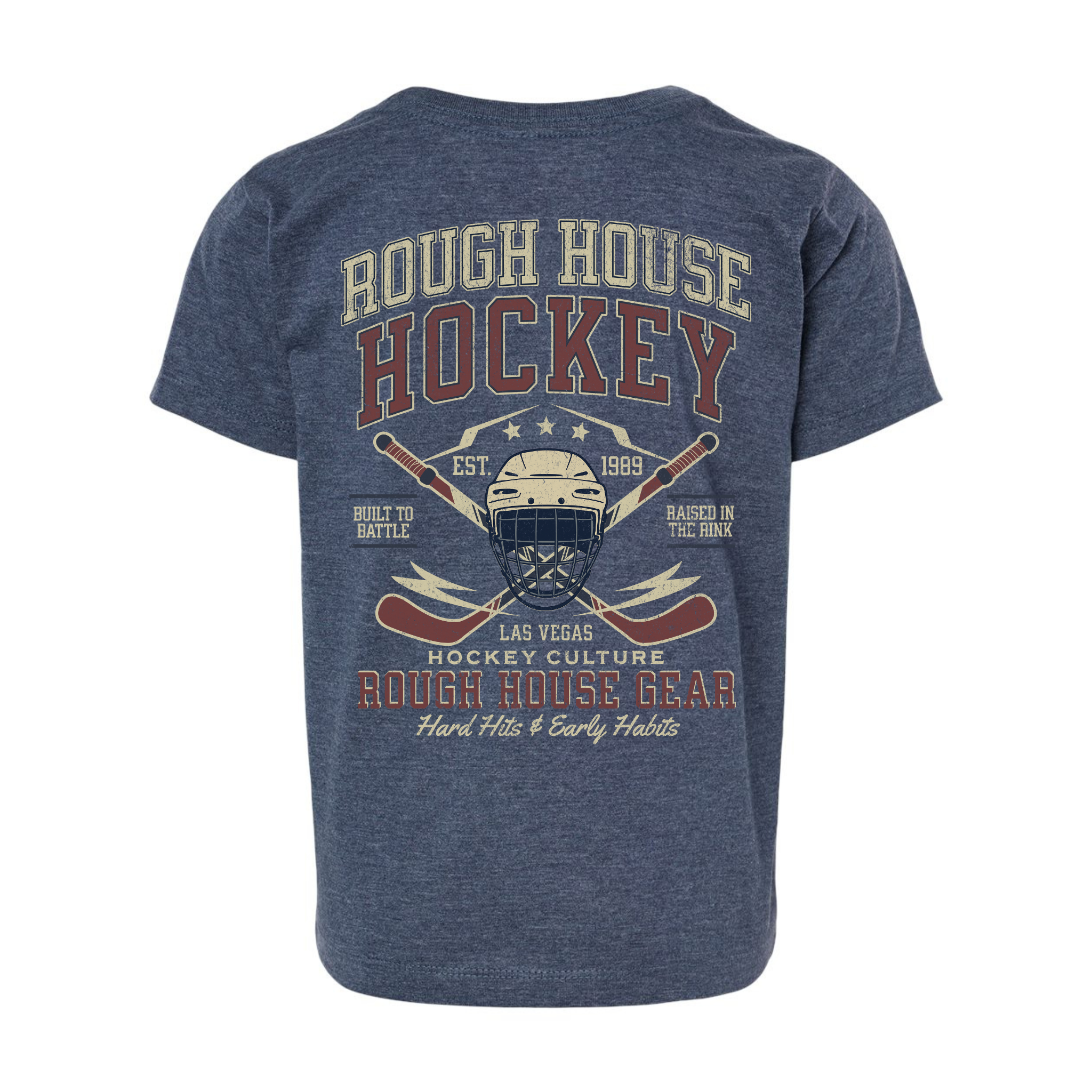 Hard Hits & Early Habits | Youth Hockey Shirt | ROUGH HOUSE GEAR