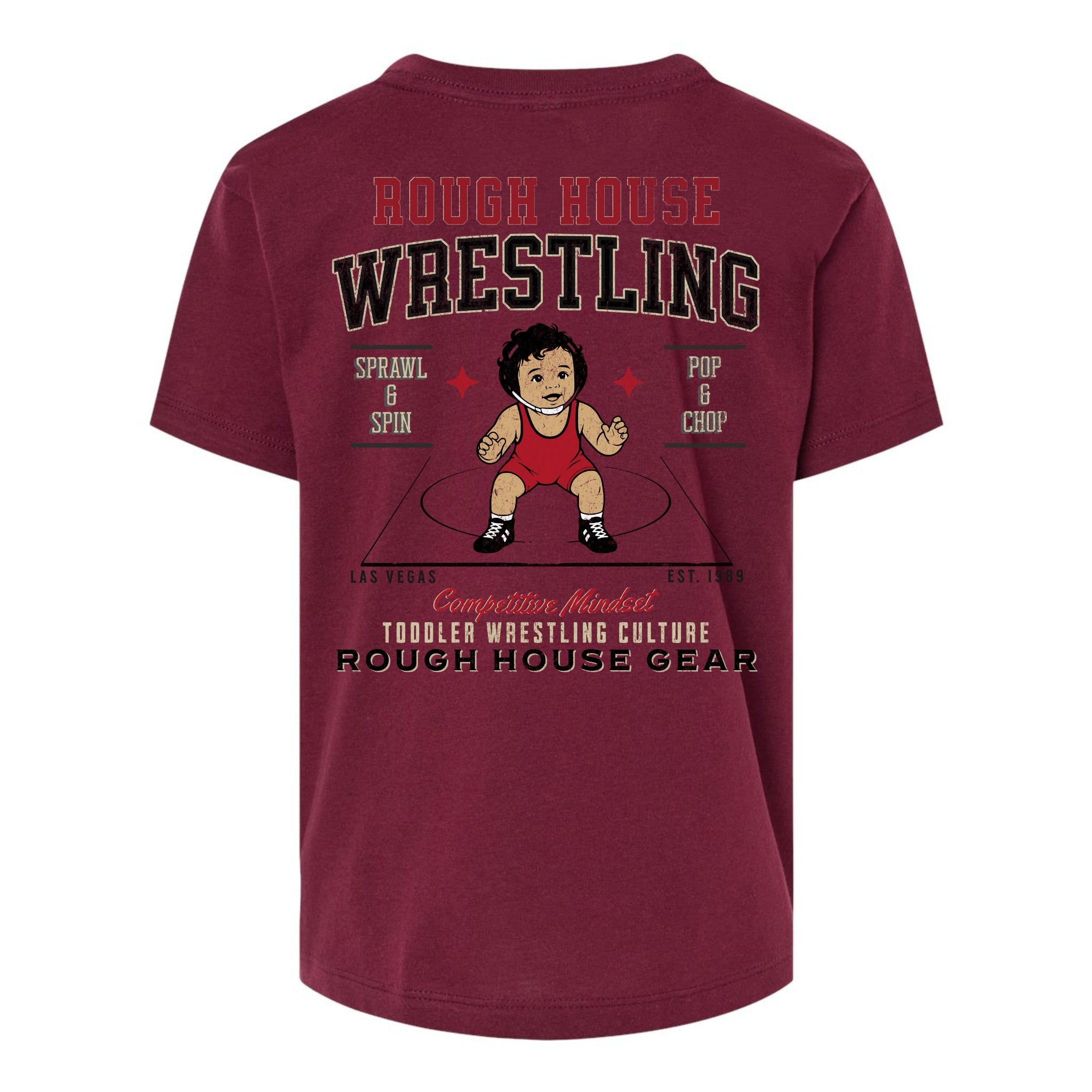 Sprawl & Spin | Toddler Wrestling Shirt | ROUGH HOUSE GEAR
